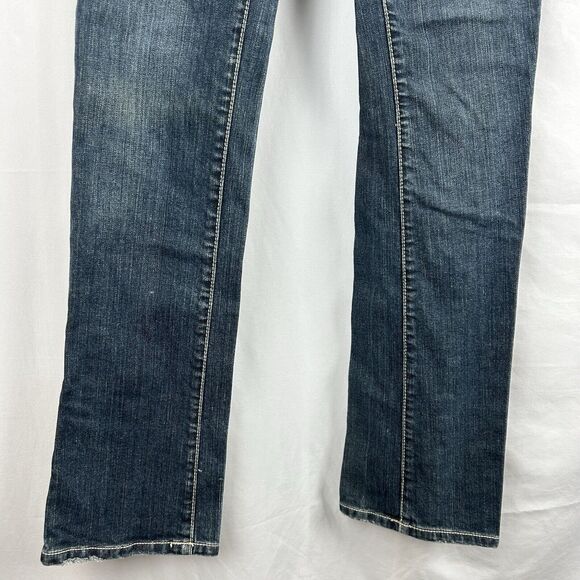 Jade Jeans Bootcut Juniors Size 7 Embroidered Logo 27 x 32 Cotton Spandex Blend - Picture 4 of 13